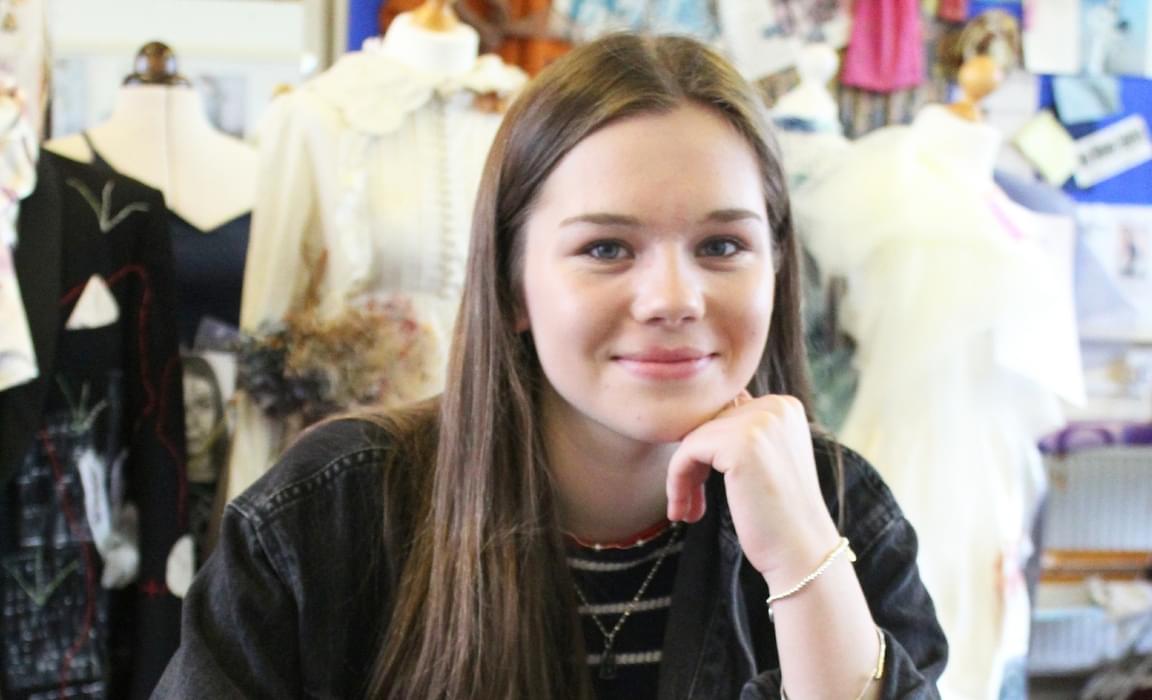 16-year-old THS textiles student Charlotte