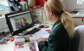 Girls will dial in to join lessons in a network of online classrooms
