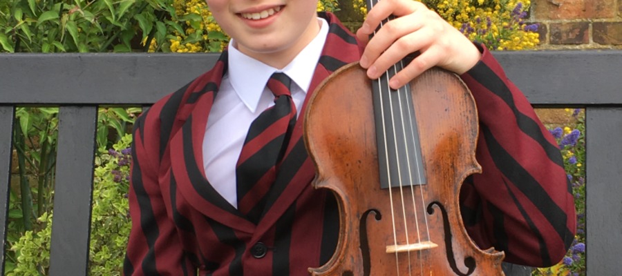 Jaren has enjoyed outstanding success playing the viola this year.