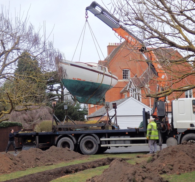 The Boat arriving at Warwick School