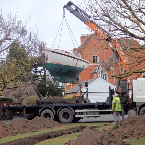 The Boat arriving at Warwick School