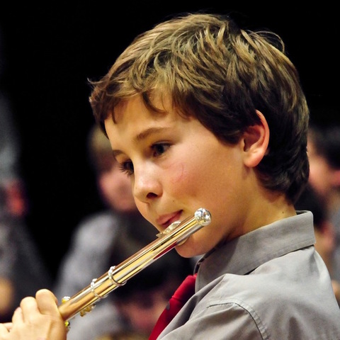 We invite children from local schools to join our children's orchestra