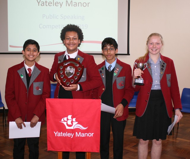 Yateley Manor's Public Speaking Competition